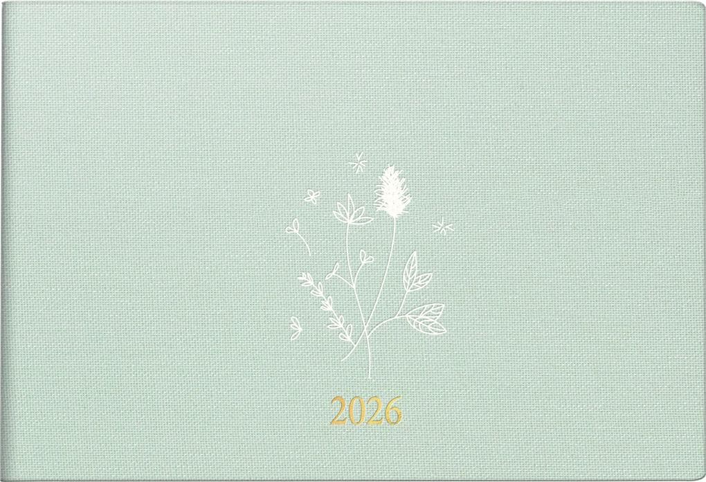 rido/idé 7017515026 | Taschenkalender Mod. Septimus 2026 "Wild Flowers" | A6 quer, Textil