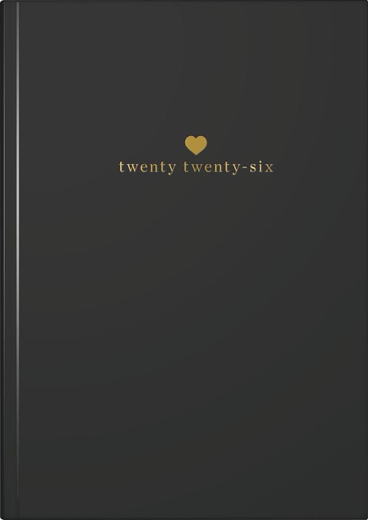 rido/idé 7028507016 | Buchkalender Young Line 2026 "Heart" | A5, Papier