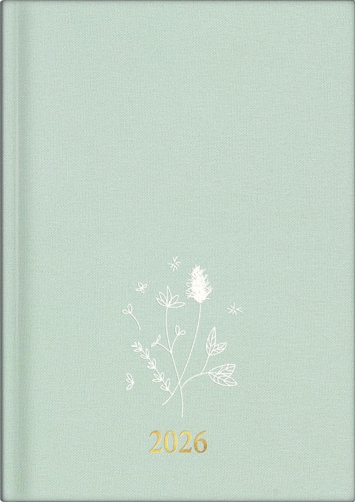 rido/idé 7021503016 | Buchkalender Young Line 2026 "Wild Flowers" | A5, Textil