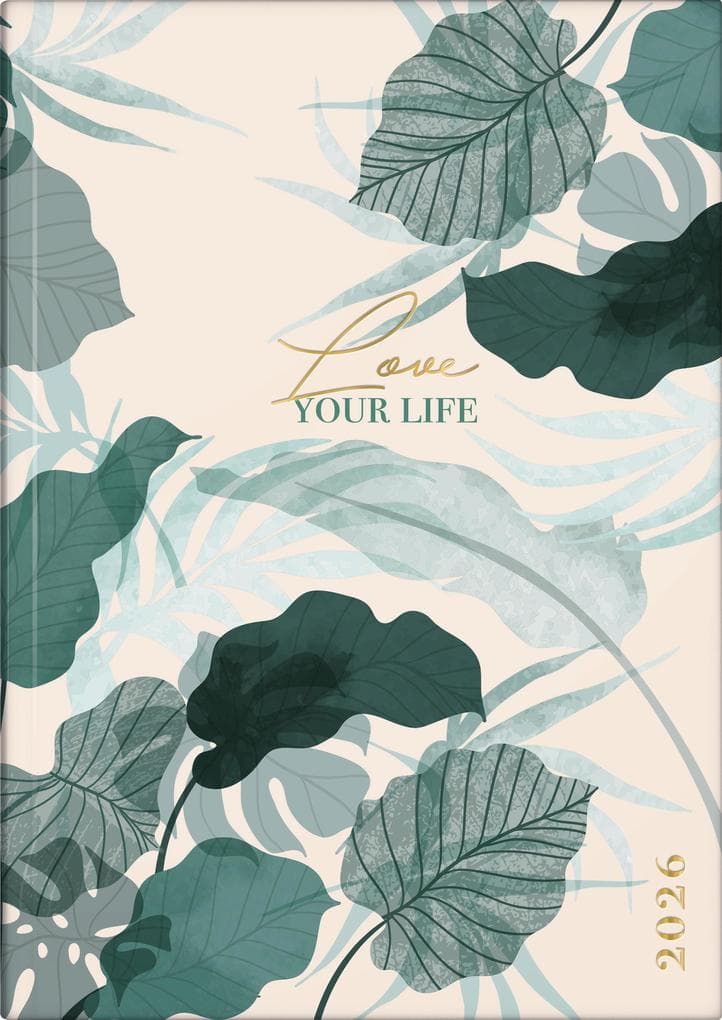 rido/idé 7028507036 | Buchkalender Young Line 2026 "Love" | A5, Papier