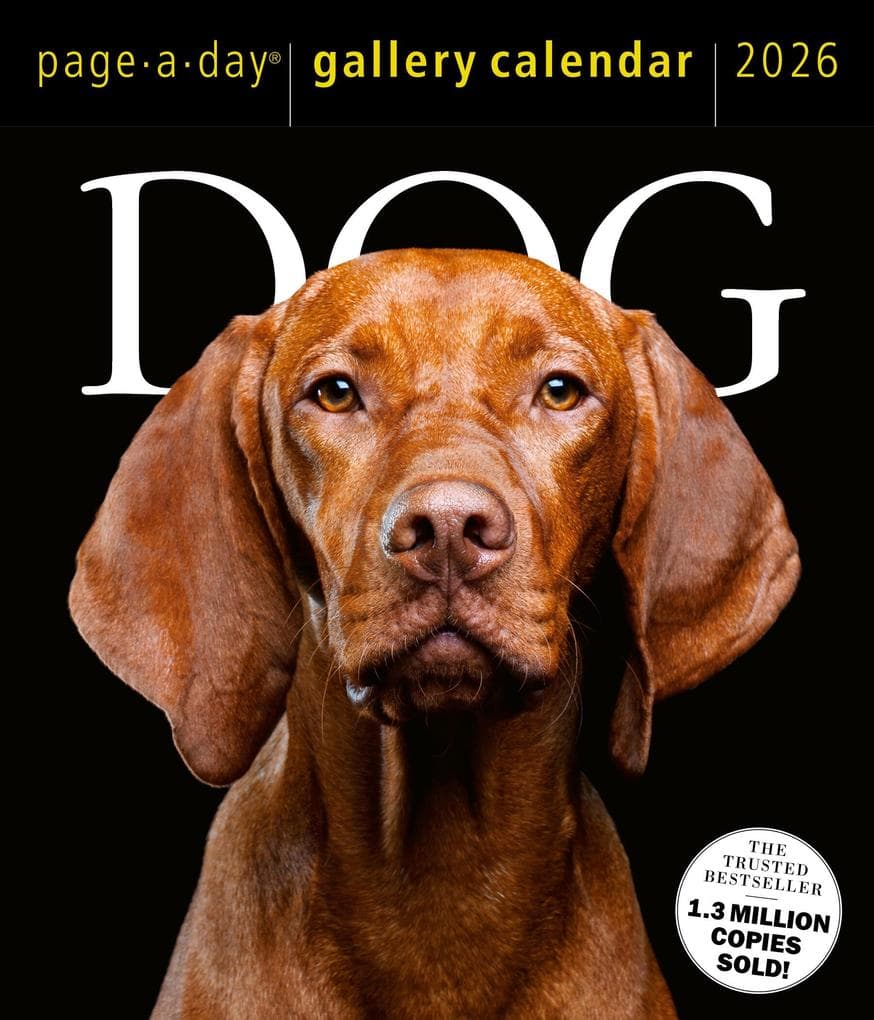 Dog Page-A-Day® Gallery Calendar 2026