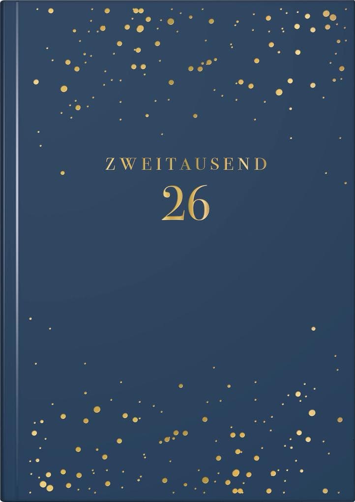 rido/idé 7021503726 | Buchkalender Young Line 2026 "Starry Night" | A5, Kunstleder
