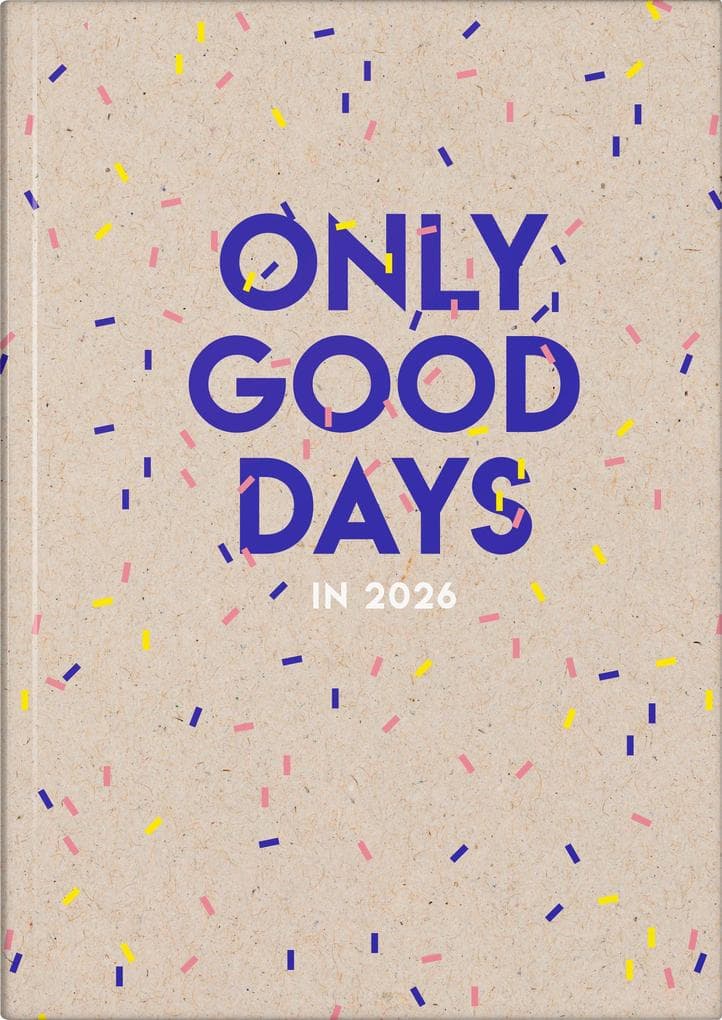 rido/idé 7028507056 | Buchkalender Young Line 2026 "Confetti" | A5, Papier