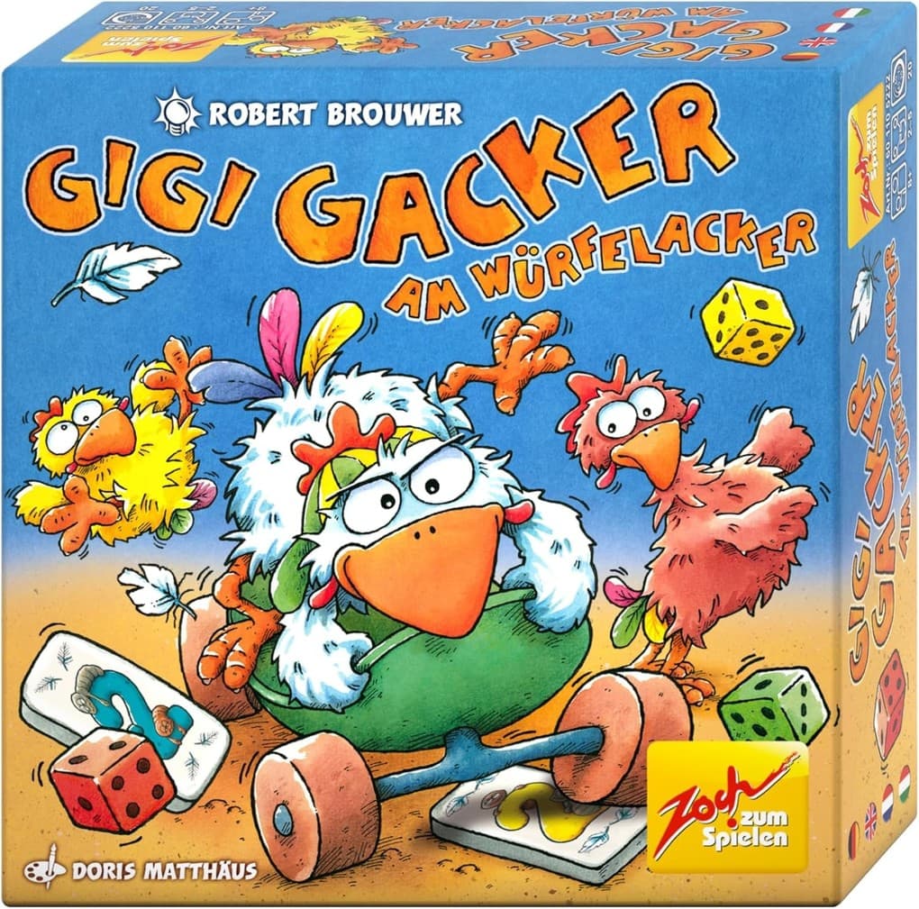 Zoch 601105222 - Gigi Gacker am Würfelacker, Würfelspiel ab 8 Jahren
