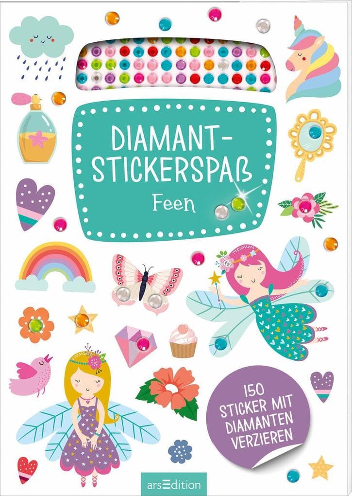 Diamant-Stickerspaß Feen