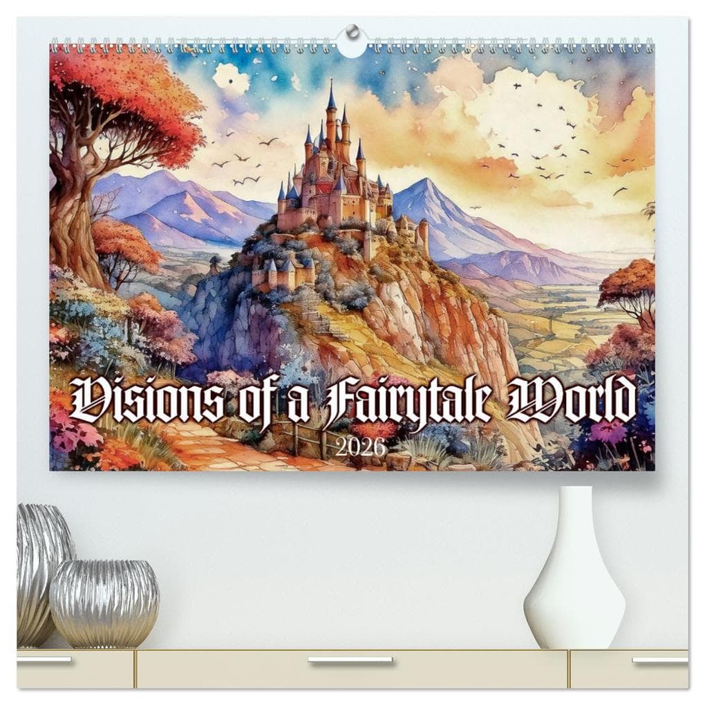 Visions of a Fairytale World (High Quality Premium Wall Calendar 2026 DIN A2 landscape),CALVENDO 12 Month Wall Calendar