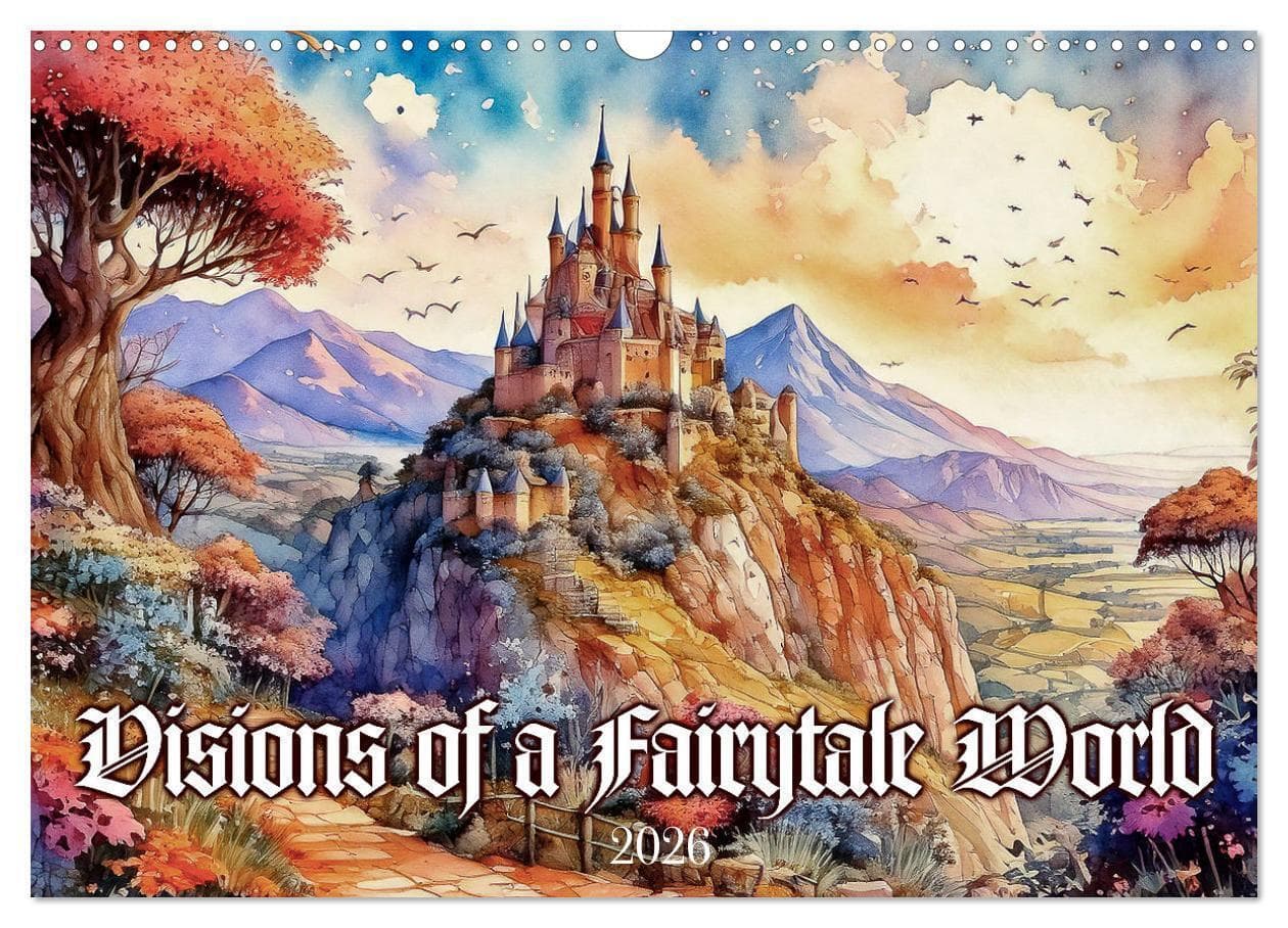 Visions of a Fairytale World (Wall Calendar 2026 DIN A3 landscape), CALVENDO 12 Month Wall Calendar