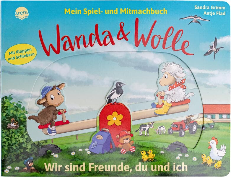Mein Spiel- und Mitmachbuch - Wanda und Wolle. Wir sind Freunde, du und ich