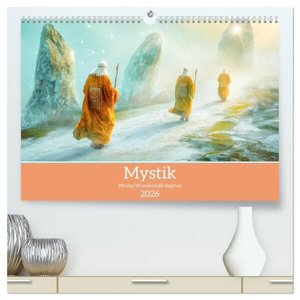 Mystik - Wo das Wundervolle beginnt (hochwertiger Premium Wandkalender 2026 DIN A2 quer), Kunstdruck in Hochglanz