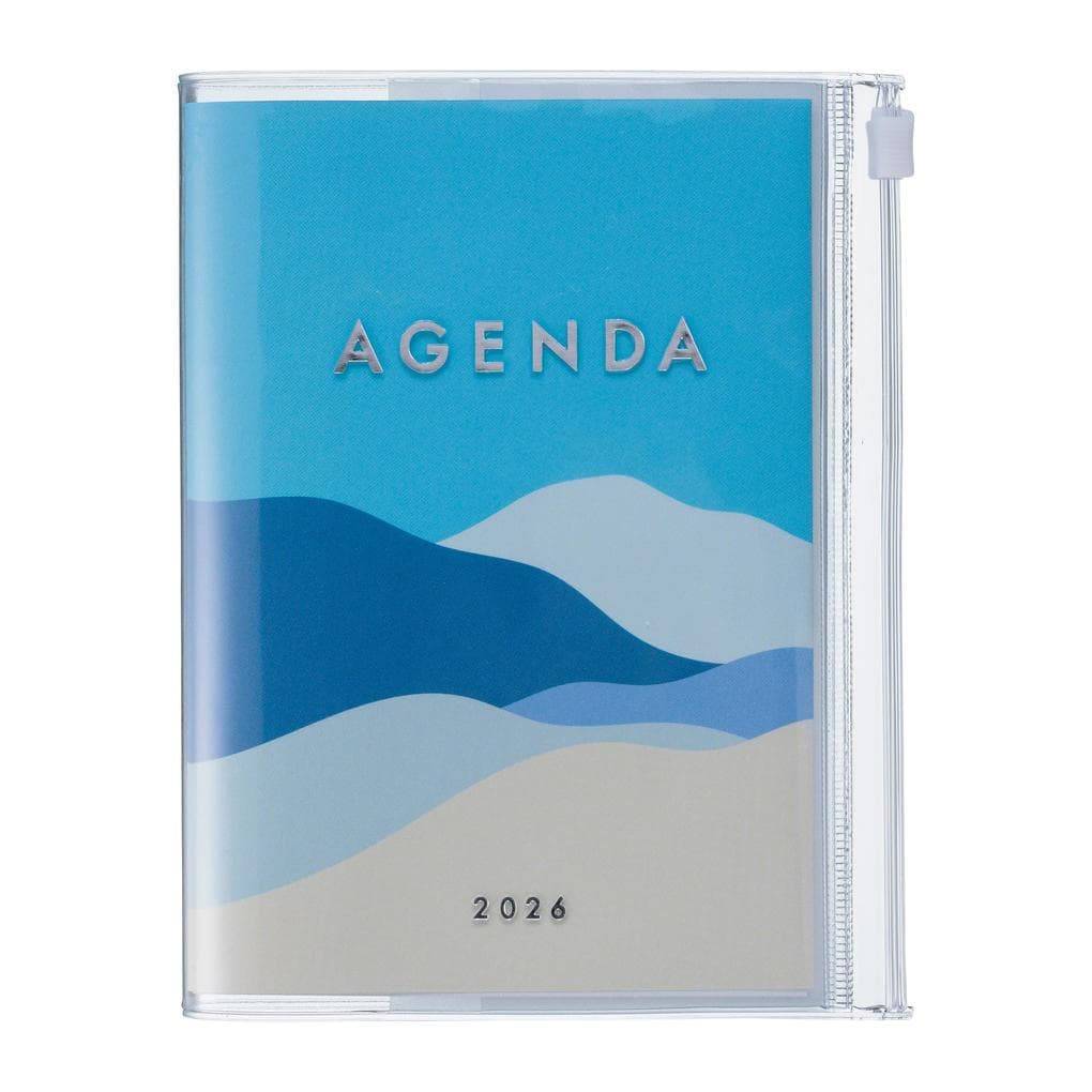 MARK'S 2025/26 Taschenkalender, A6 Mountain // Blue