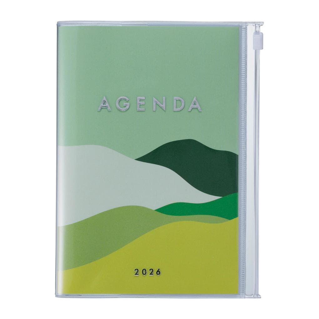 MARK'S 2025/26 Taschenkalender, B6 Mountain // Green
