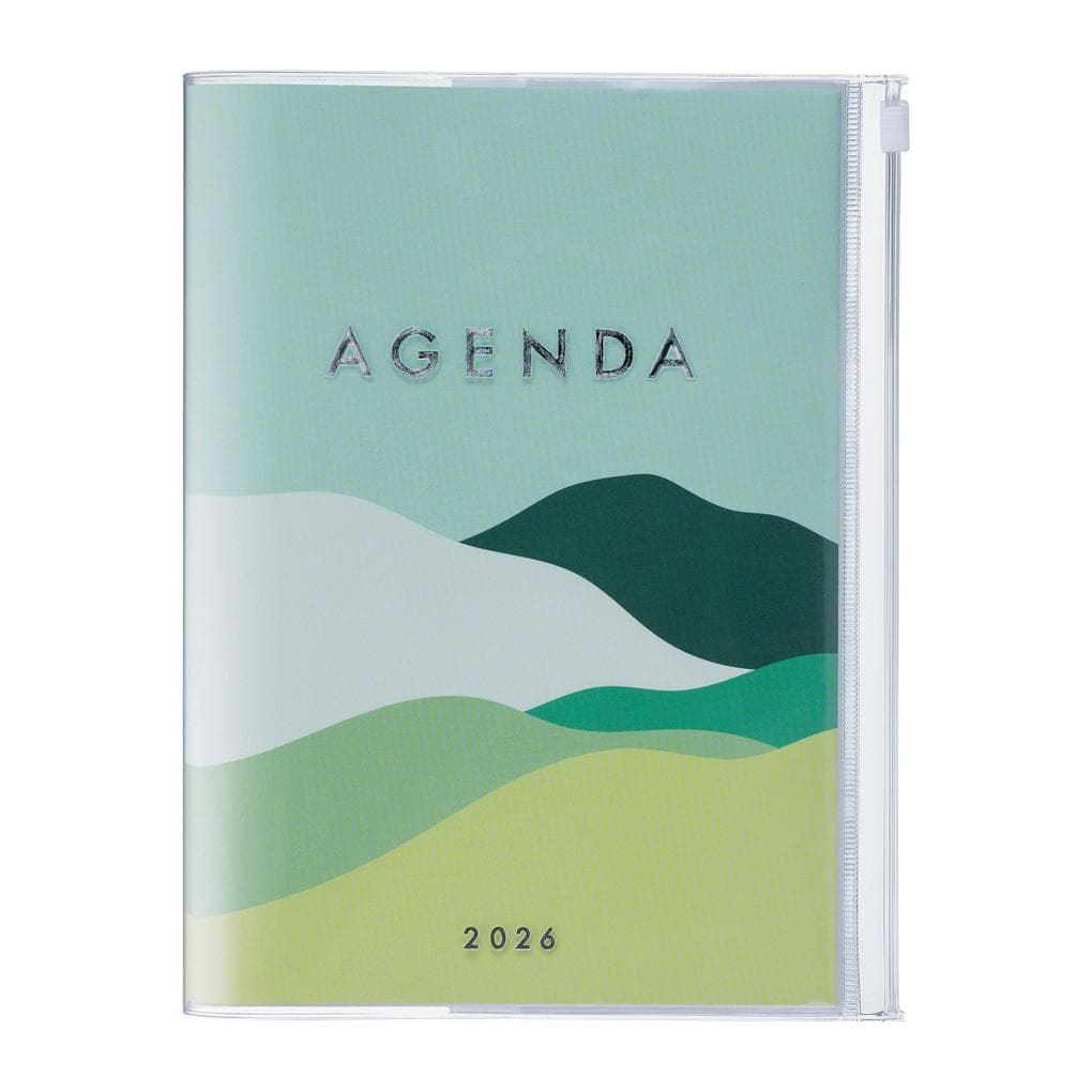 MARK'S 2025/26 Taschenkalender, A5 Mountain // Green