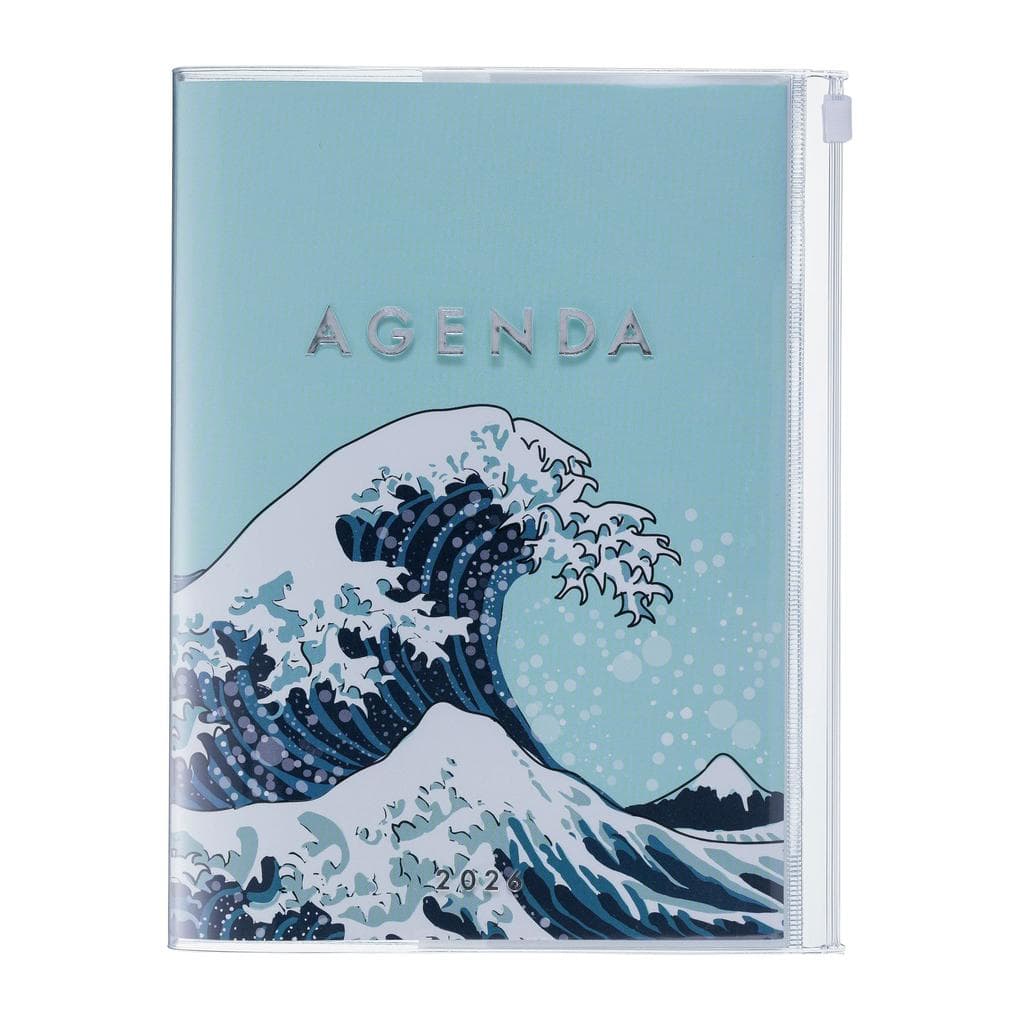MARK'S 2025/26 Taschenkalender, A5 Japan / Wave // Mint