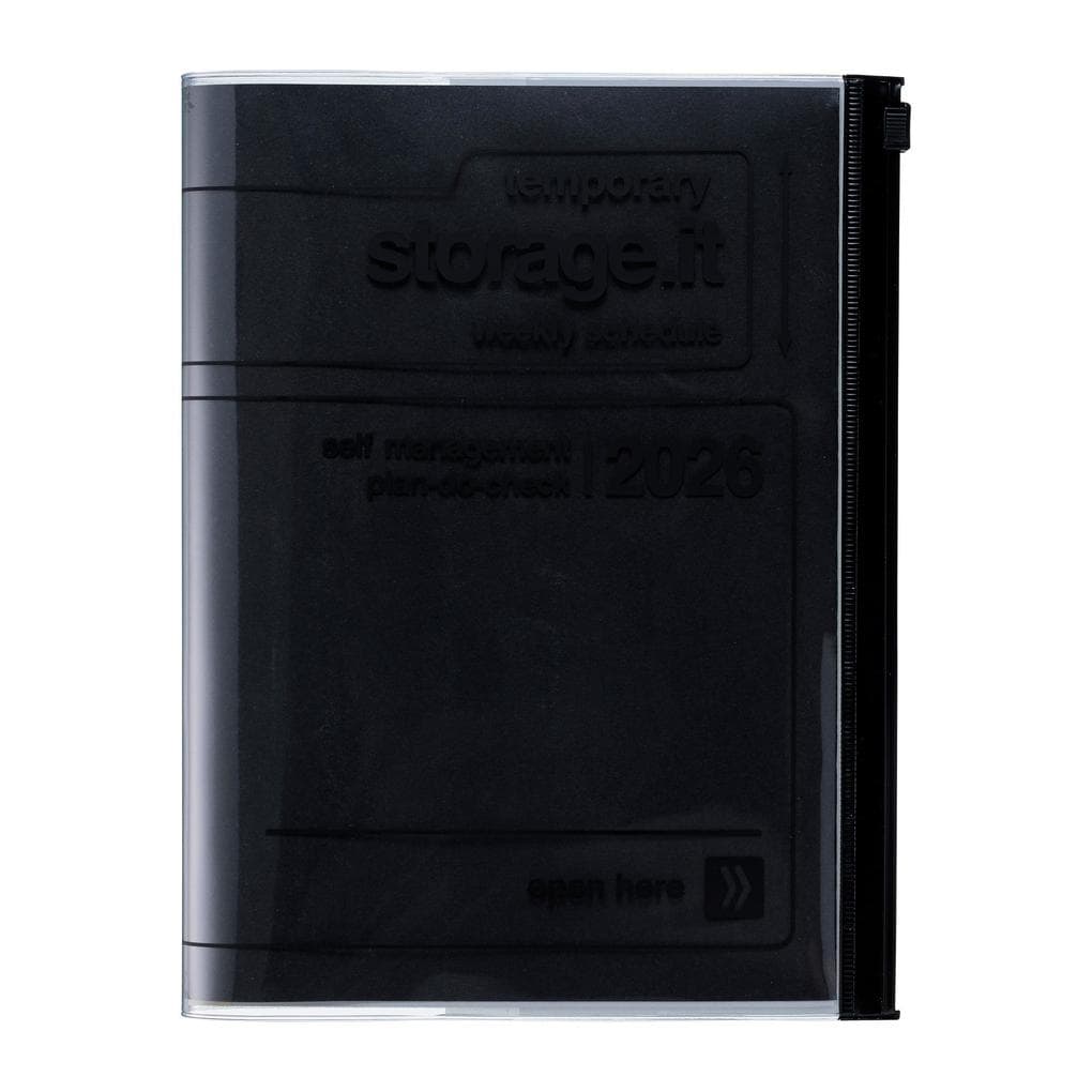 MARK'S 2025/26 Taschenkalender, A5 Storage.it // Black