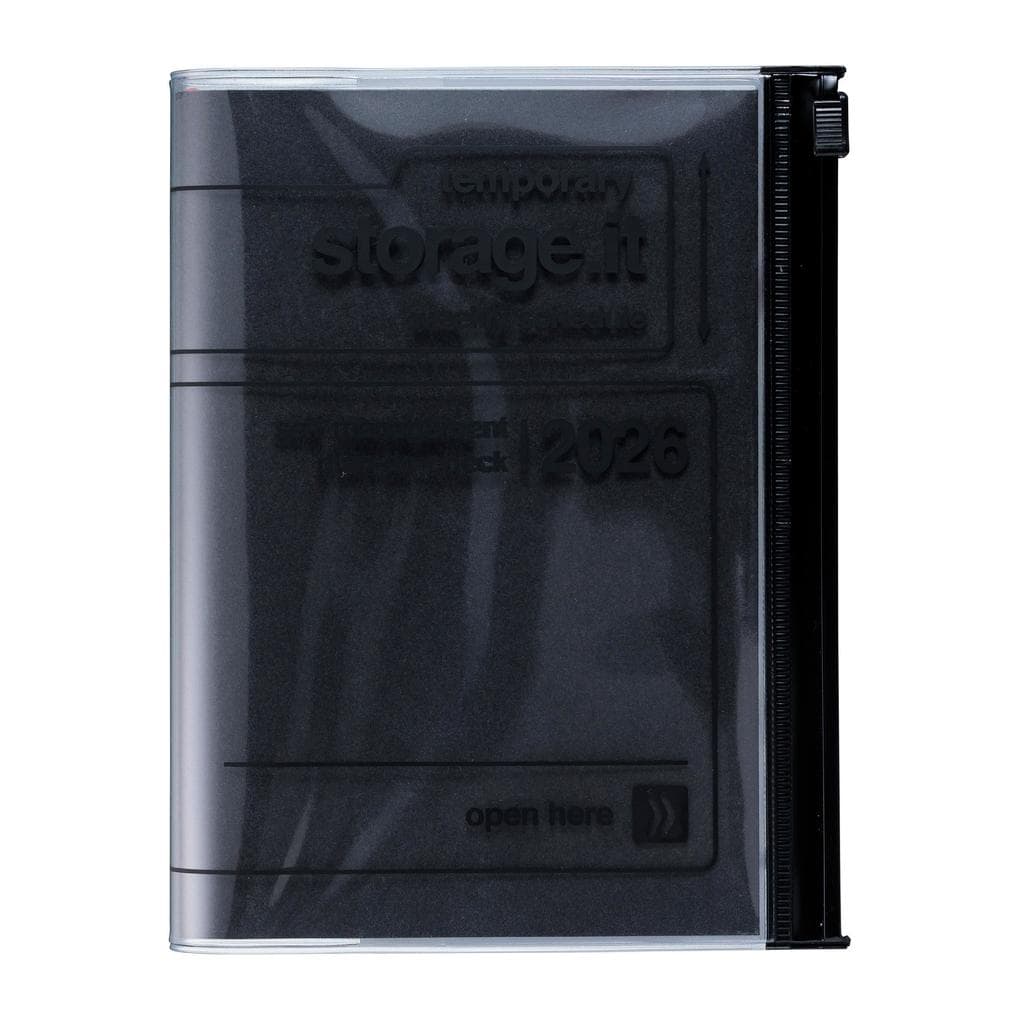 MARK'S 2025/26 Taschenkalender, A6 Storage.it // Black