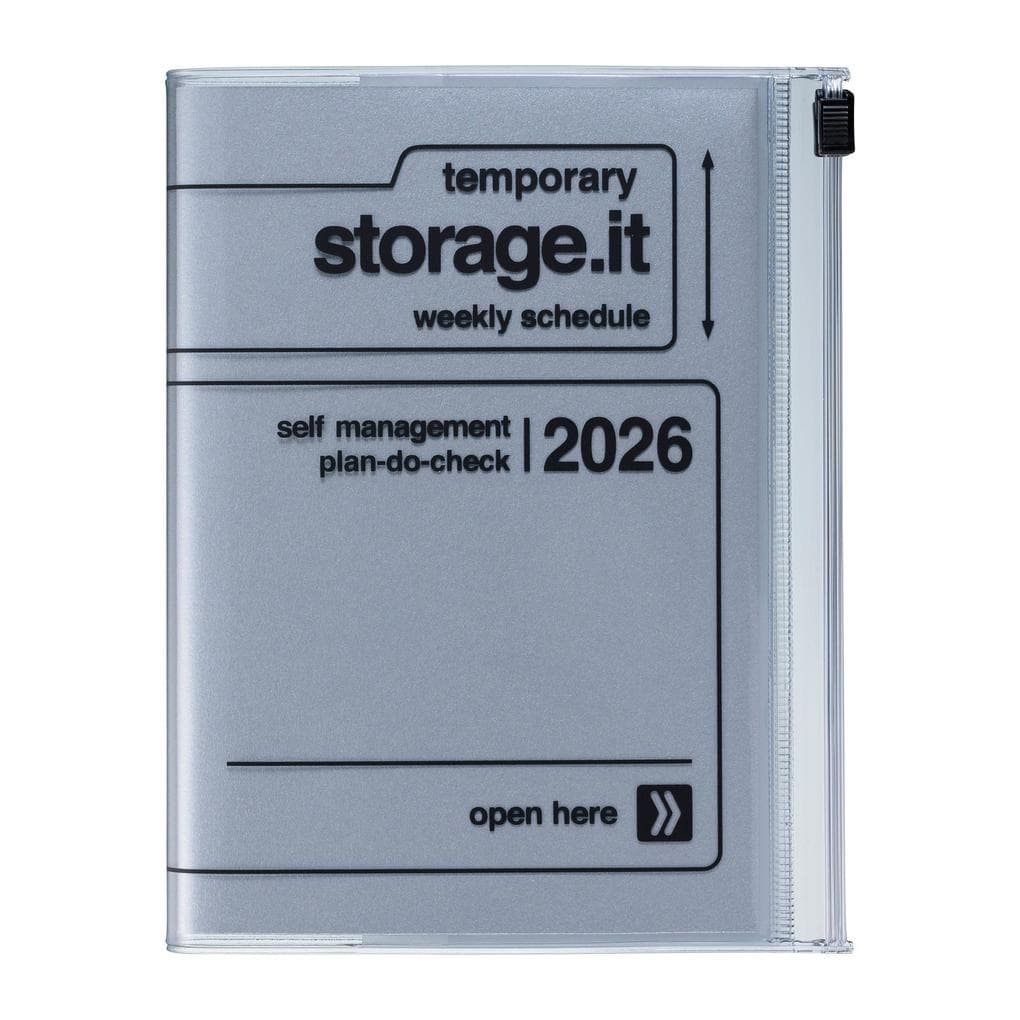 MARK'S 2025/26 Taschenkalender, A6 Storage.it // Silver