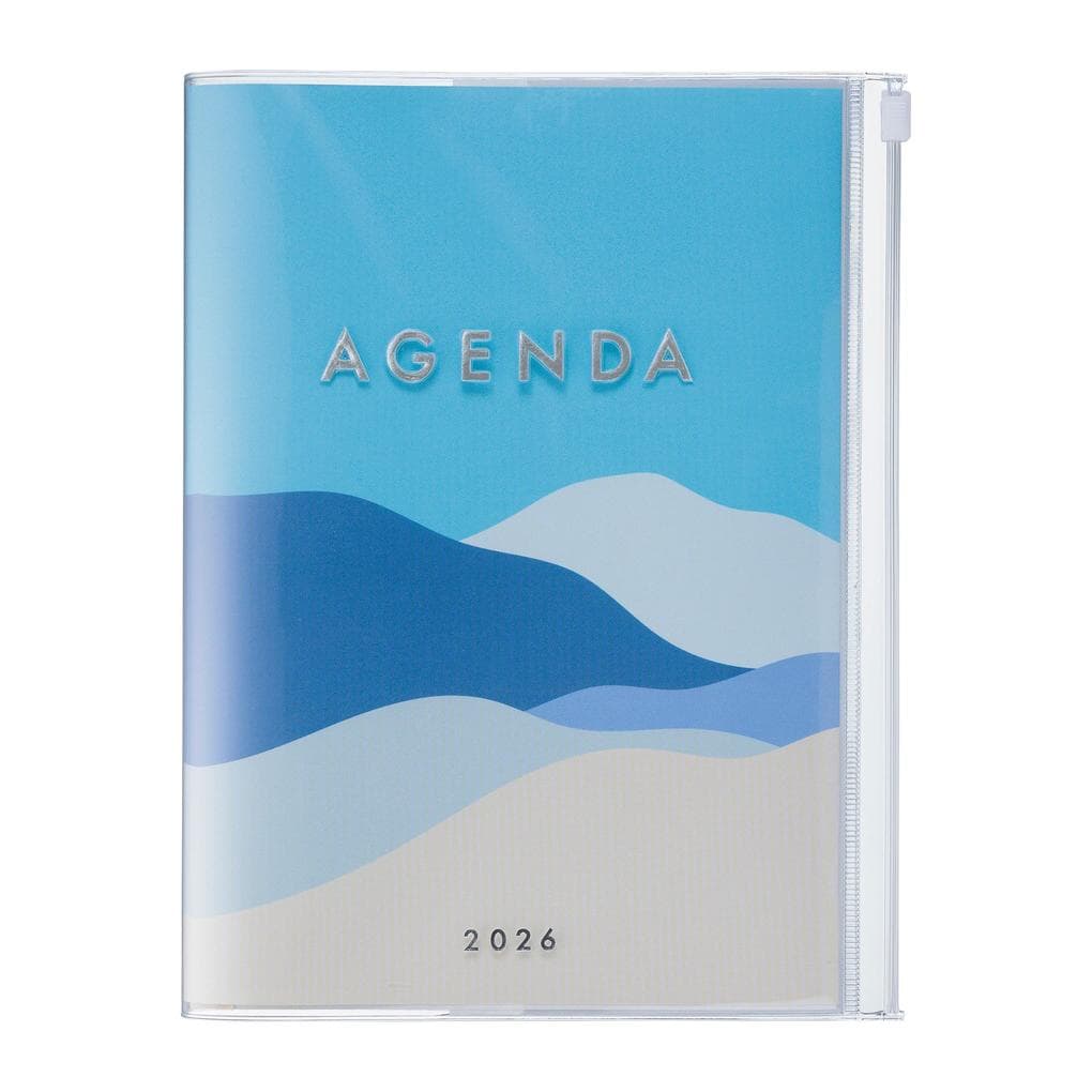 MARK'S 2025/26 Taschenkalender, A5 Mountain // Blue