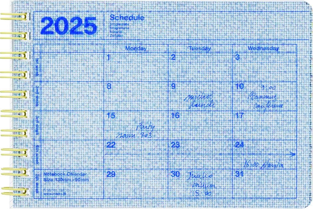 MARK'S 2026 Tischkalender, XS // City Light