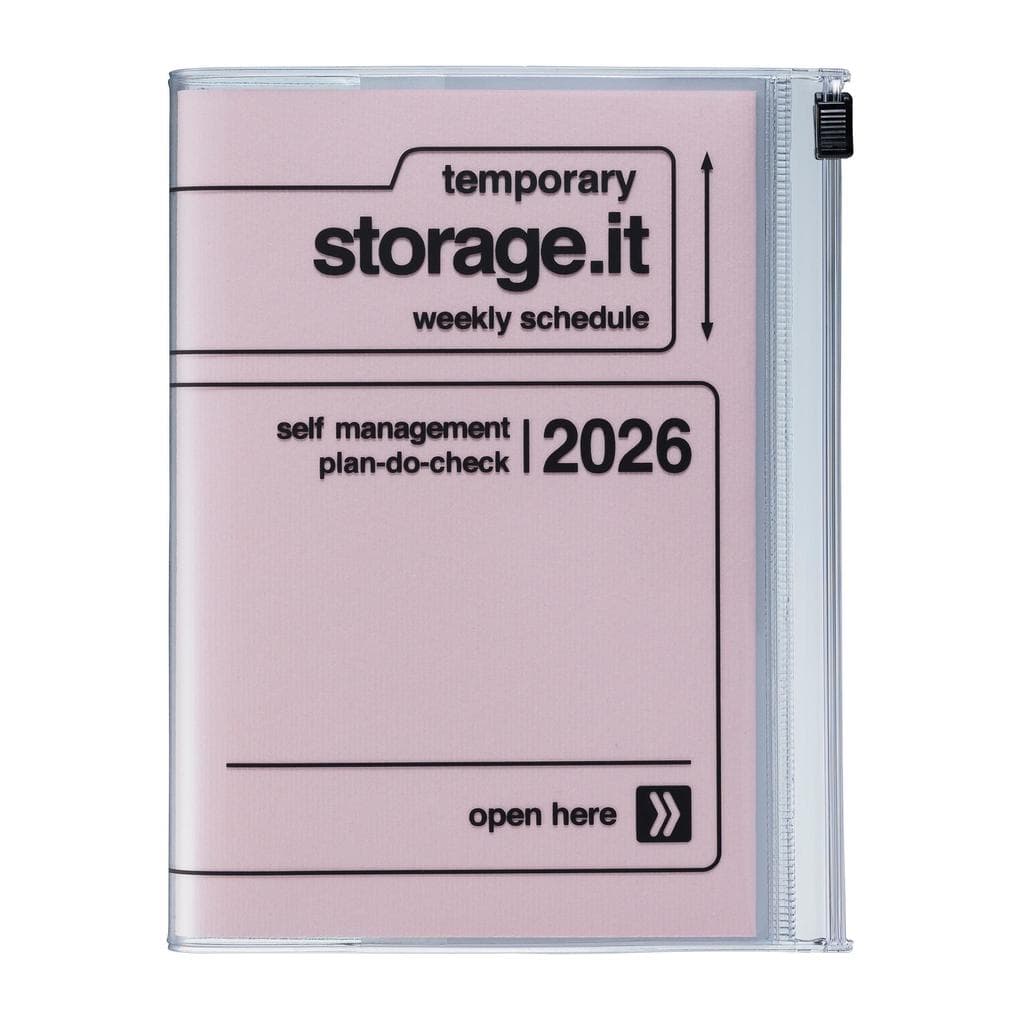 MARK'S 2025/26 Taschenkalender, A6 Storage.it // Pink