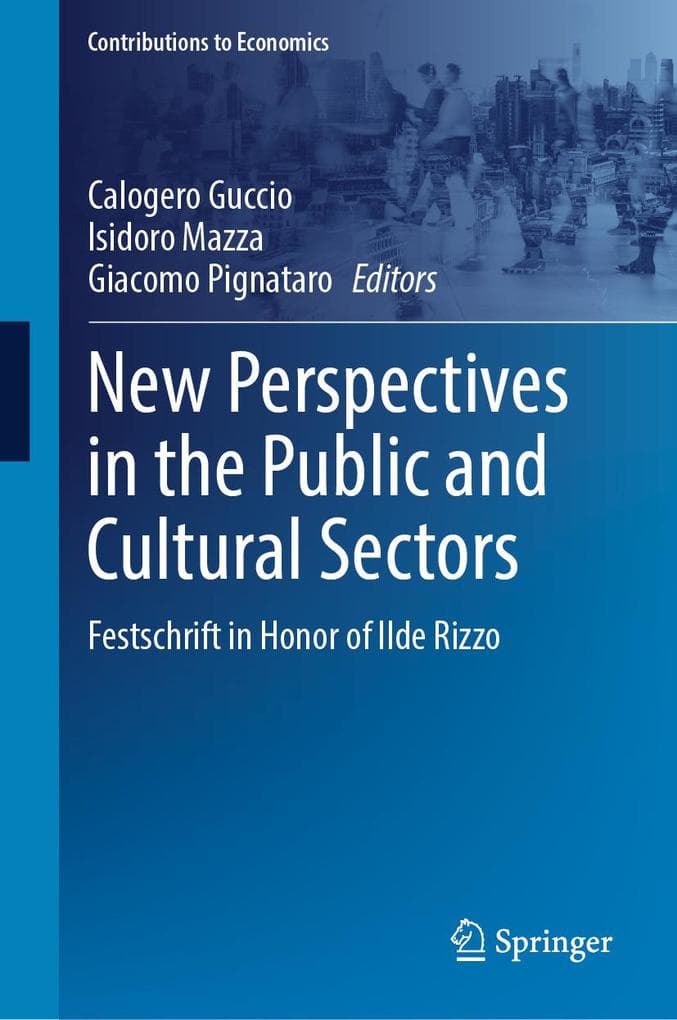 New Perspectives in the Public and Cultural Sectors
