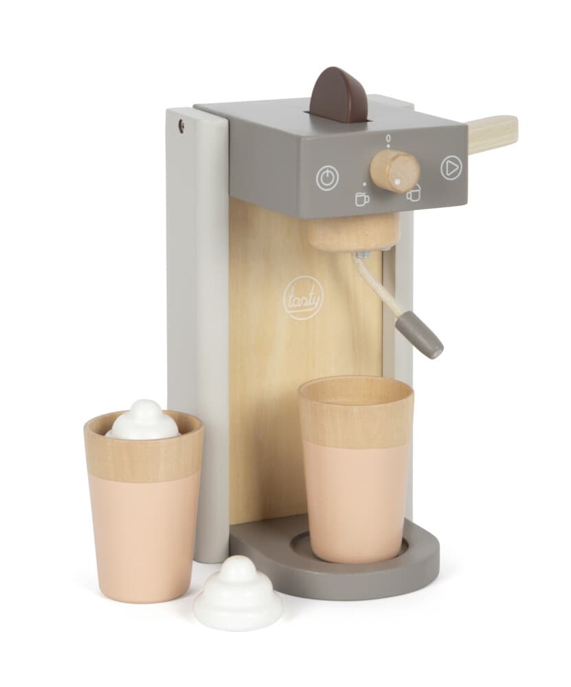 Kaffeemaschinen-Set grau "tasty"