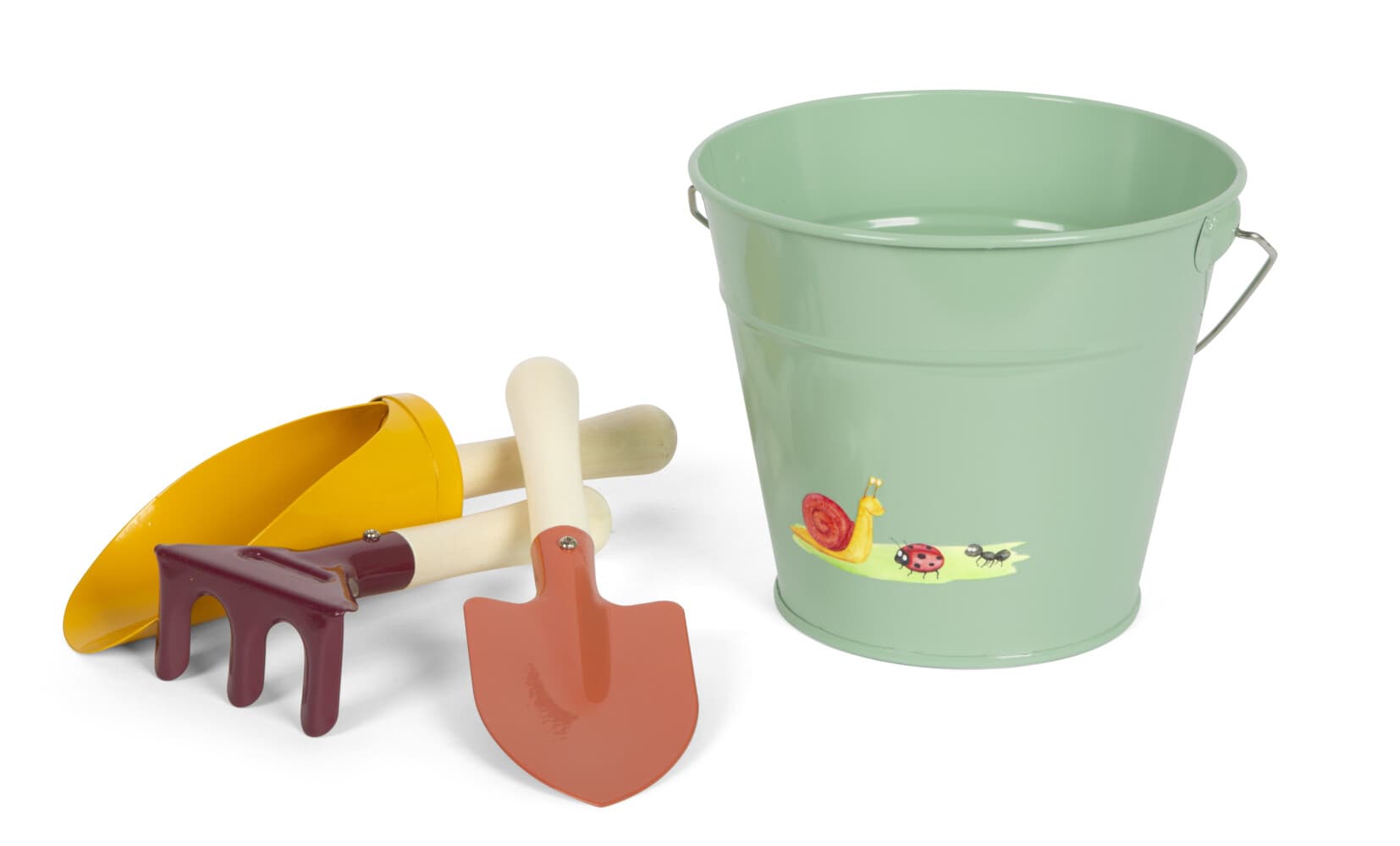 Handschaufel-Set mit Eimer "tiny garden"