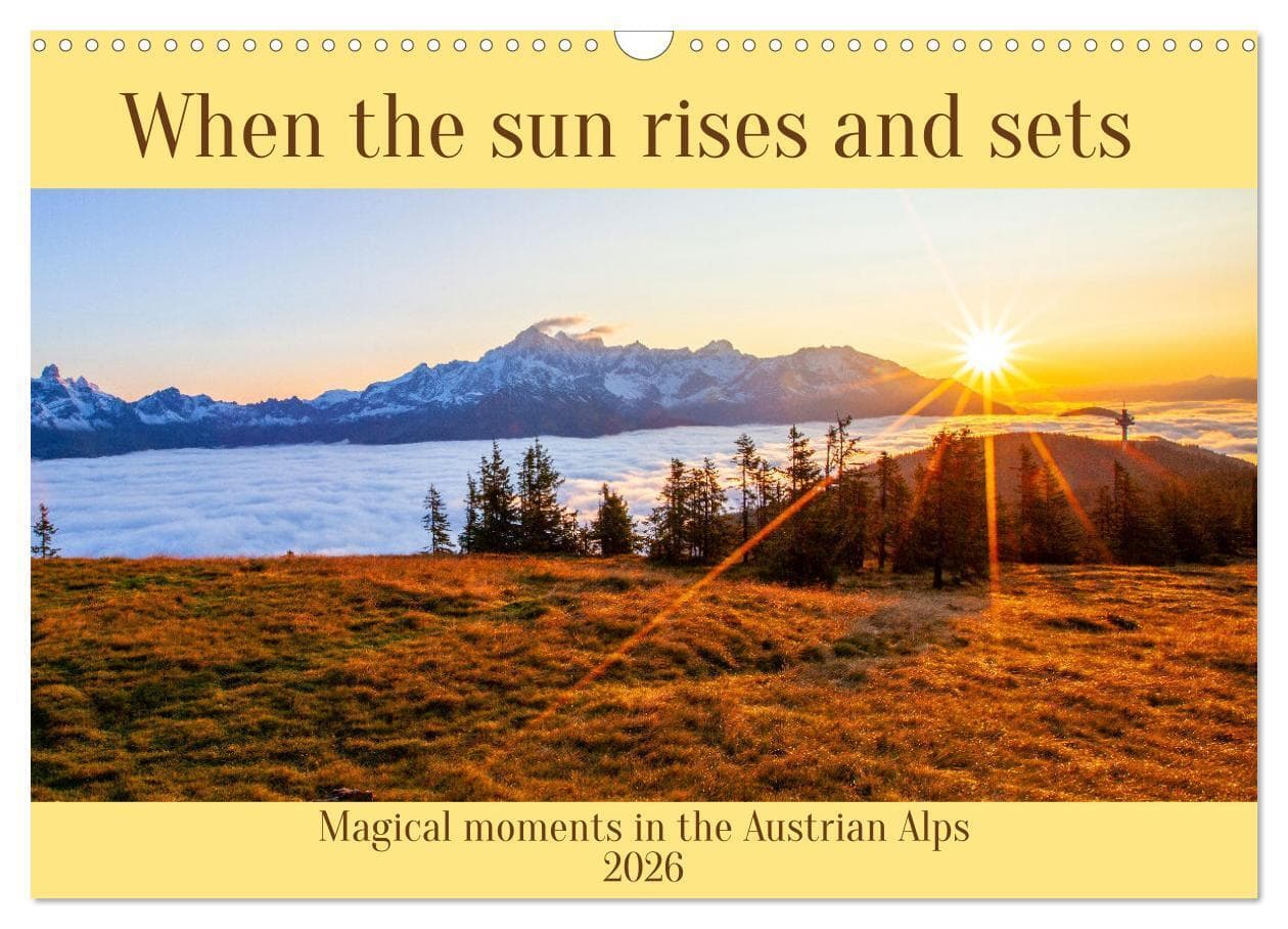 When the sun rises and sets (Wall Calendar 2026 DIN A3 landscape), CALVENDO 12 Month Wall Calendar