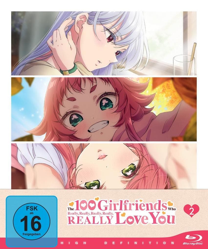 The 100 Girlfriends Who Really Really Really Really REALLY Love you - Staffel 1 - Vol.2 - [Blu-ray]