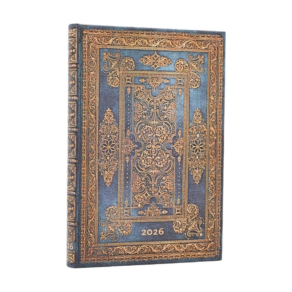 12-Monatskalender. 2026 Blue Luxe Mini Verso