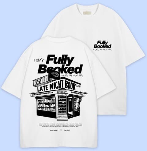 Fully Booked T-Shirt, Größe L