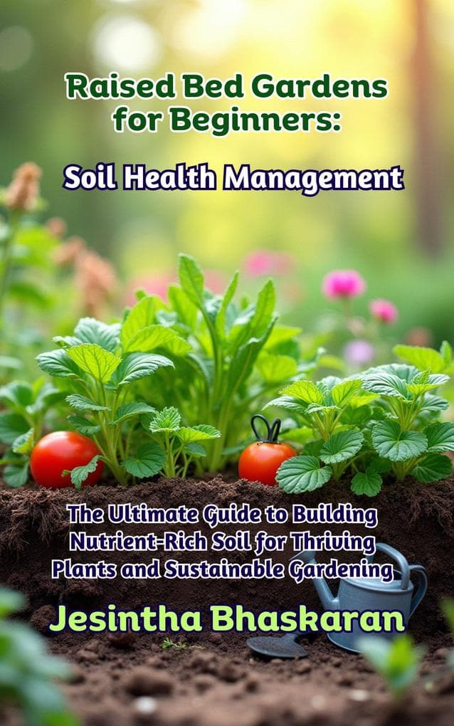 Raised Bed Gardens for Beginners: Soil Health Management (The Ultimate Raised Bed Gardening Series: Beginner-Friendly Techniques for Thriving Gardens, #2)