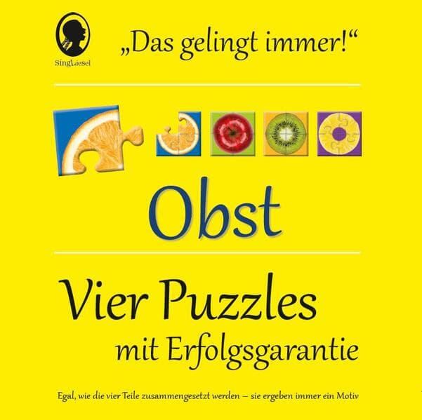 Das "Gelingt immer"-Puzzle Obst. Das Puzzle-Spiel für Senioren mit Demenz