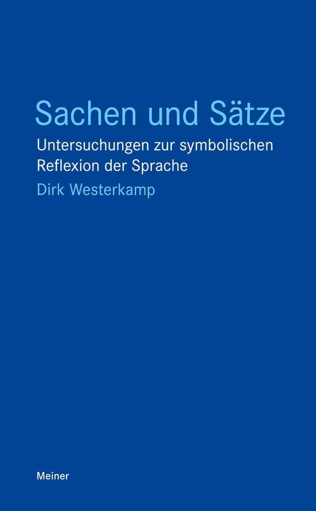 Sachen und Sätze