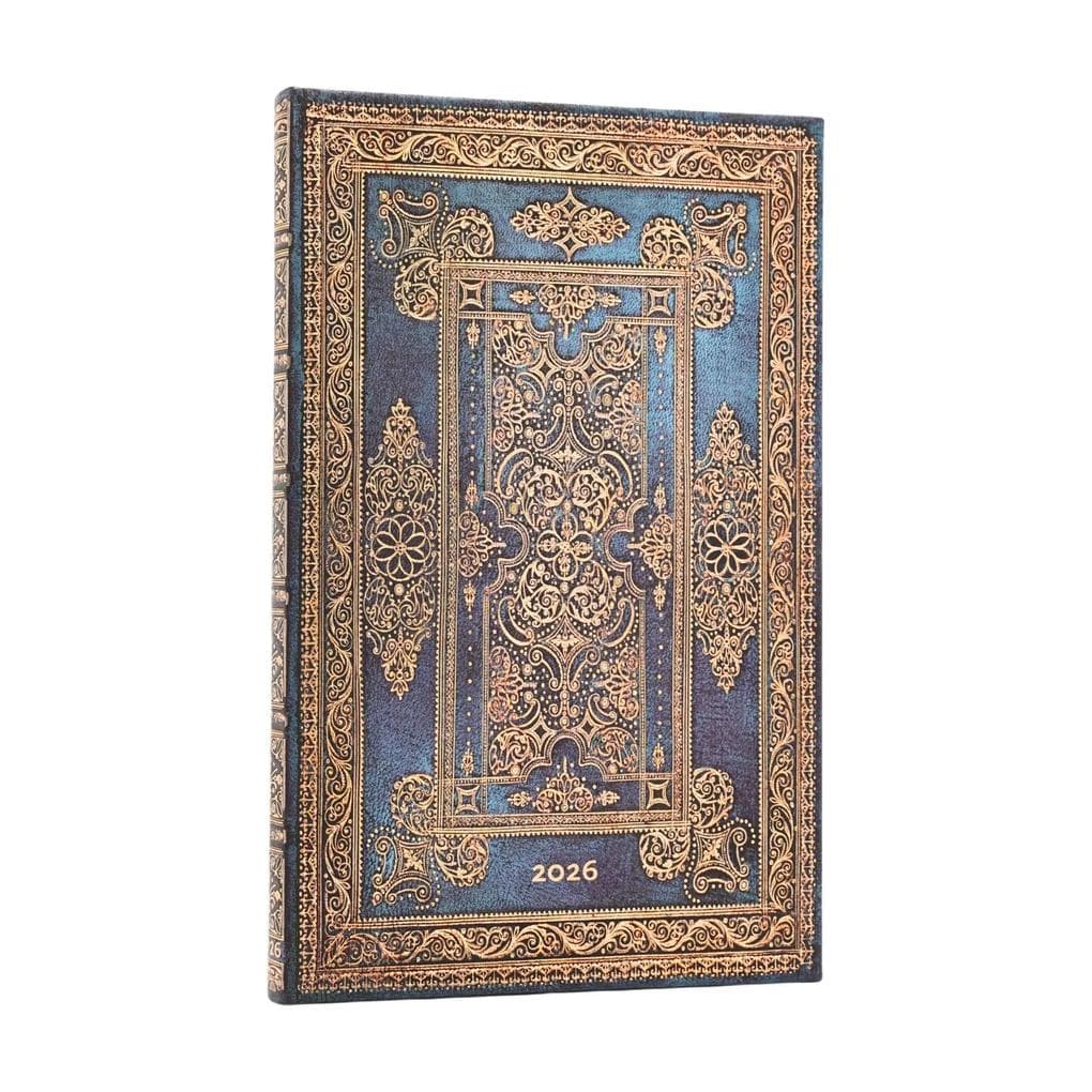 12-Monatskalender. 2026 Blue Luxe Maxi Vertikal