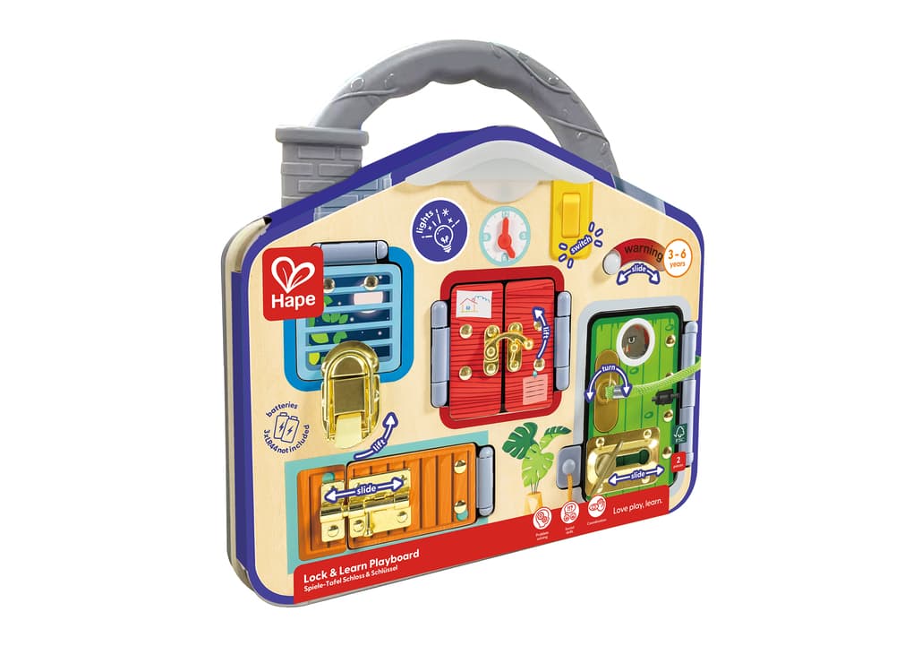 Hape - Spiele-Tafel Schloss & Schlüssel
