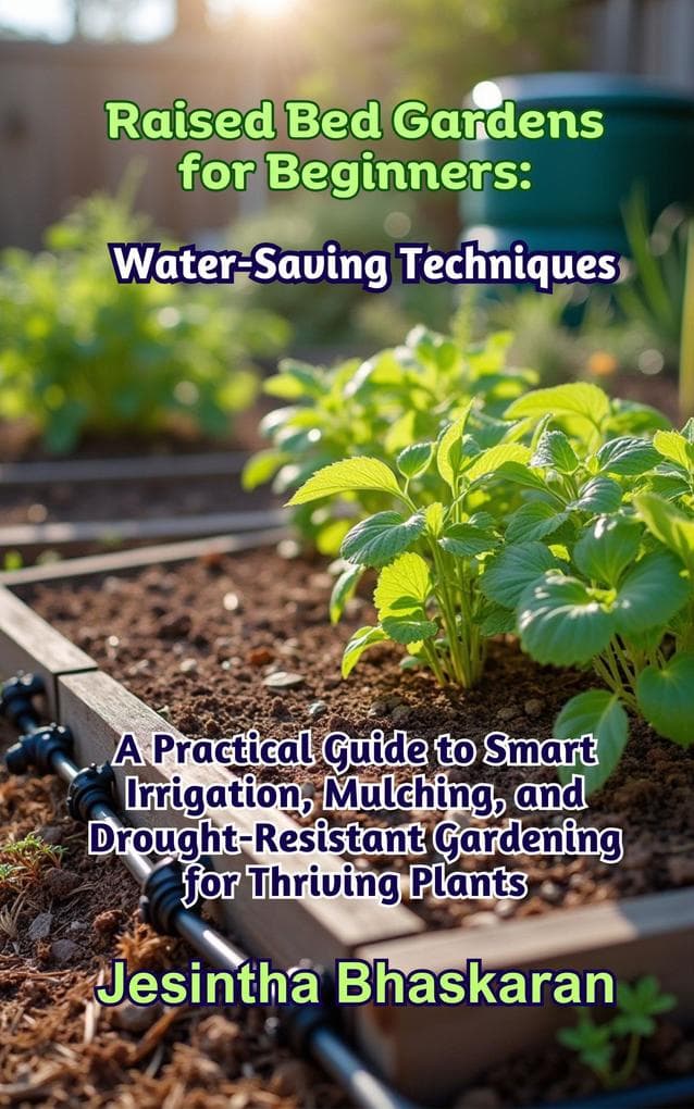 Raised Bed Gardens for Beginners: Water-Saving Techniques (The Ultimate Raised Bed Gardening Series: Beginner-Friendly Techniques for Thriving Gardens, #3)