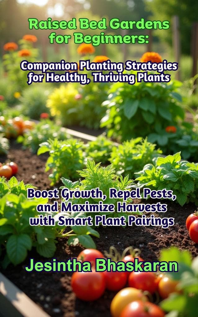 Raised Bed Gardens for Beginners: Companion Planting Strategies for Healthy, Thriving Plants (The Ultimate Raised Bed Gardening Series: Beginner-Friendly Techniques for Thriving Gardens, #4)
