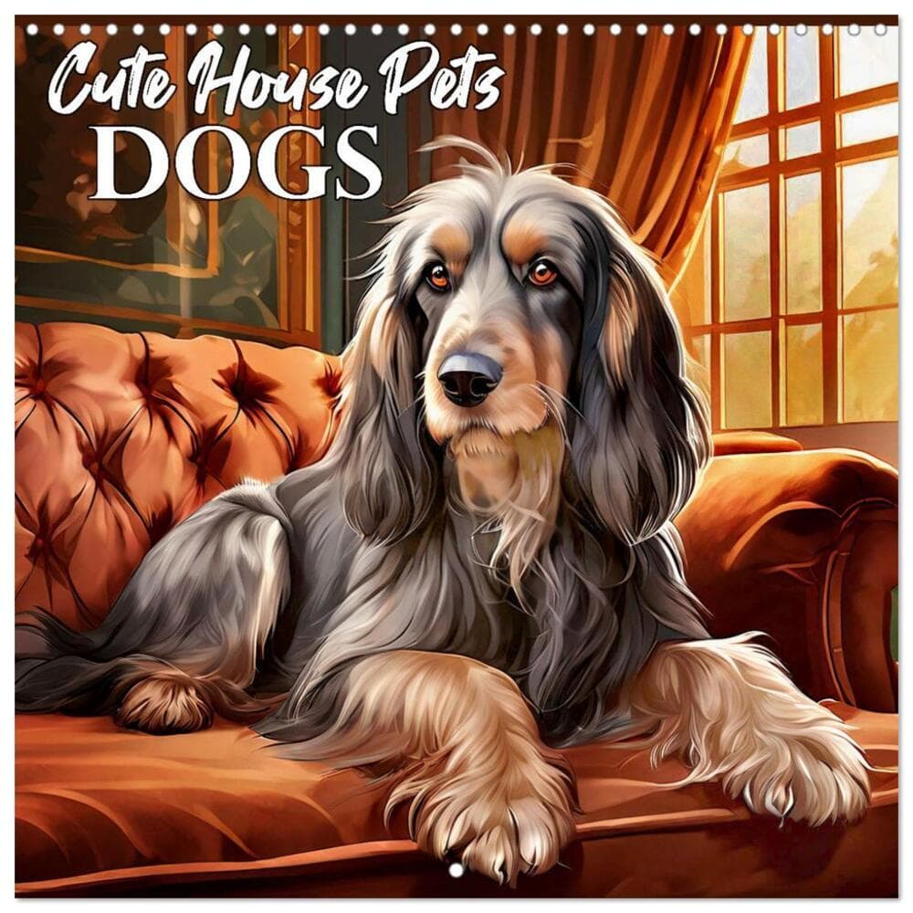 Dogs - Cute House Pets (Wall Calendar 2026 12 × 12 Inch) CALVENDO 12 Month Wall Calendar