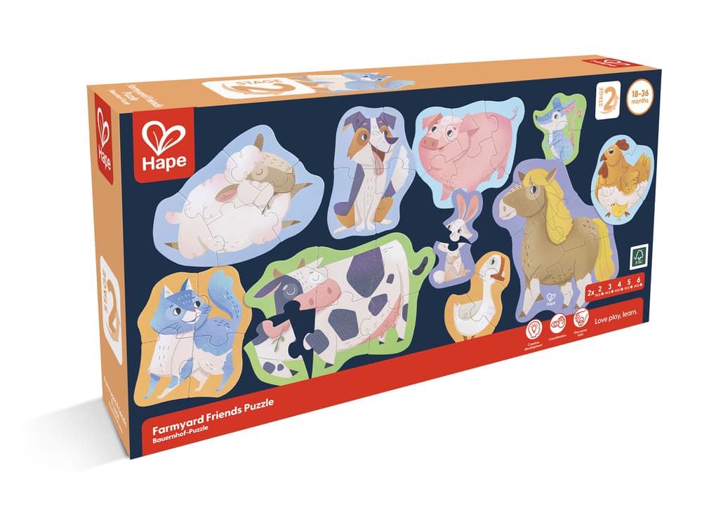Hape - Bauernhof-Puzzle