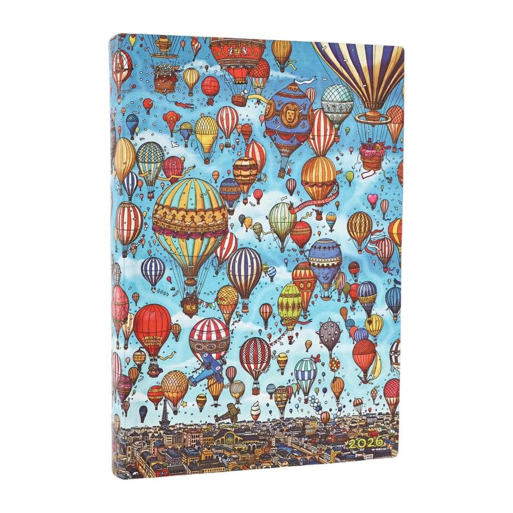 12-Monatskalender. 2026 Ballons Midi Tag