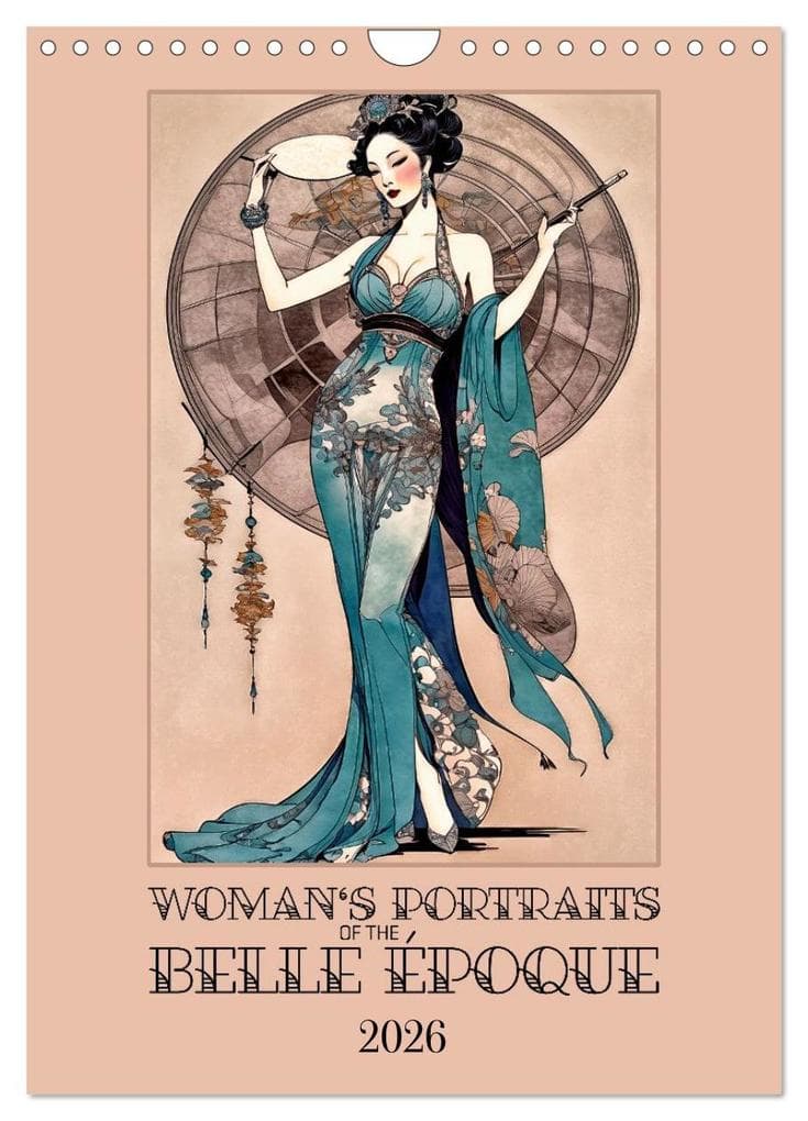 Women's Images of the Belle Époque (Wall Calendar 2026 DIN A4 portrait), CALVENDO 12 Month Wall Calendar