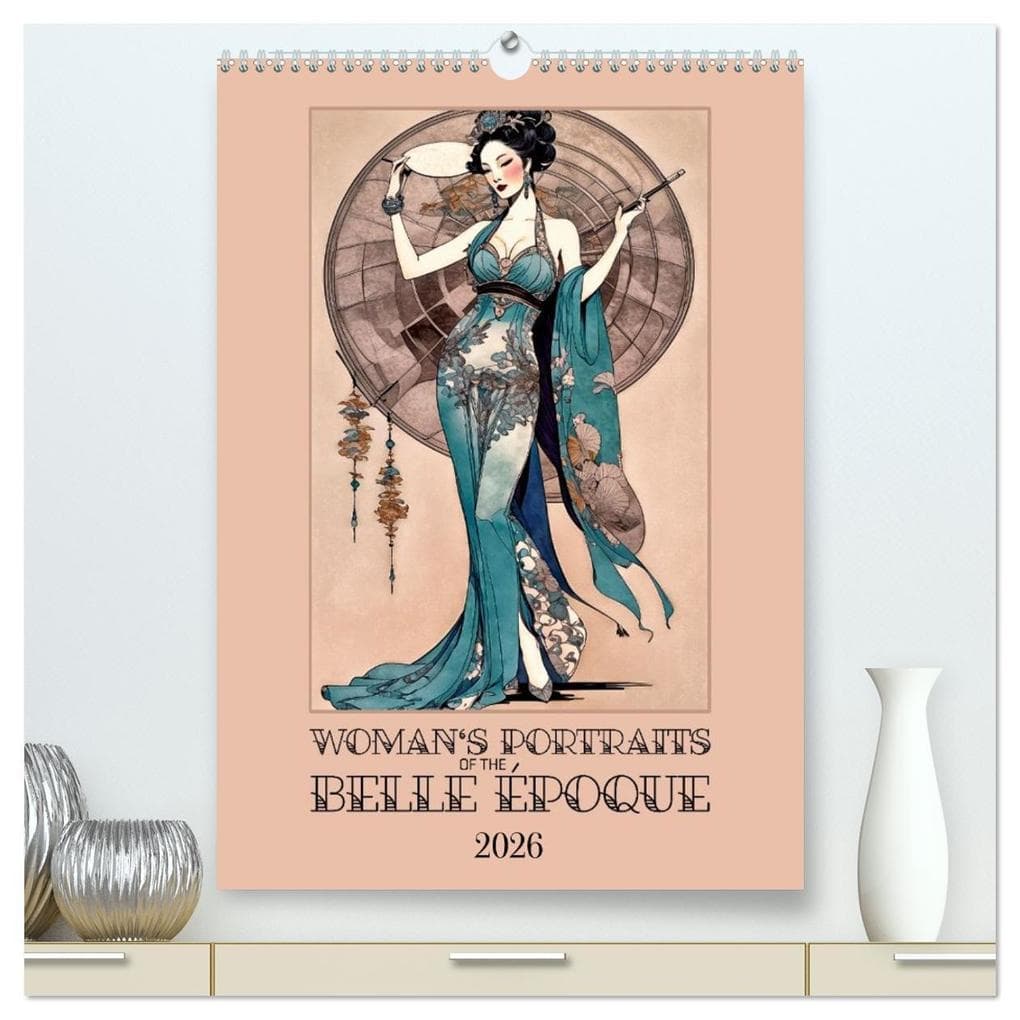 Women's Images of the Belle Époque (High Quality Premium Wall Calendar 2026 DIN A2 portrait),CALVENDO 12 Month Wall Calendar