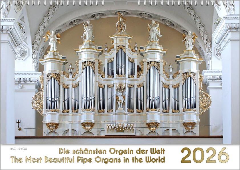 Der Orgelkalender, ein Musik-Kalender 2026, DIN A4