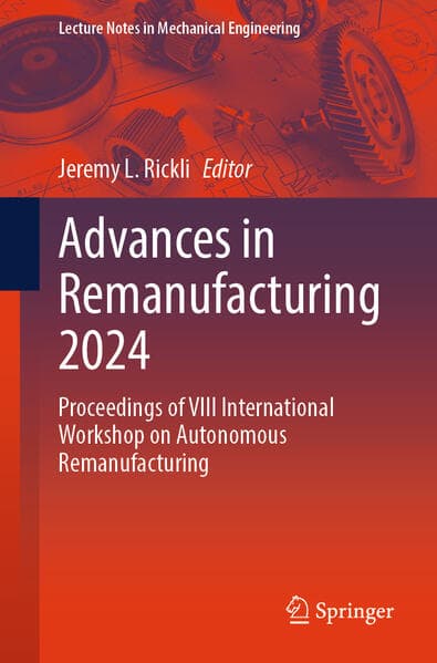 Advances in Remanufacturing 2024