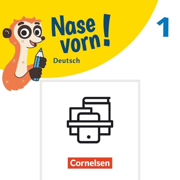 Nase vorn! 1. Schuljahr - Basiskompetenzen Deutsch Erstlesen- Lesetraining mit Partnerlesen und Lese-Mal-Übungen - 2 Übungshefte im Paket mit Lösungen