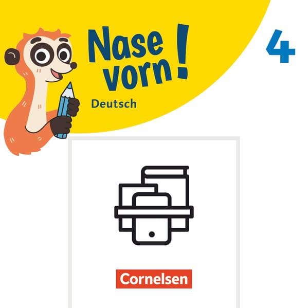 Nase vorn! 4. Schuljahr - Basiskompetenzen Deutsch - Die Kompetenz Richtig schreiben trainieren Klasse 4 - 5 Übungshefte im Paket mit Lösungen