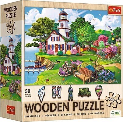 Holz Puzzle 500+1 - Sommer Oase
