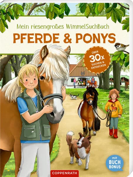Mein riesengroßes WimmelSuchBuch: Pferde & Ponys