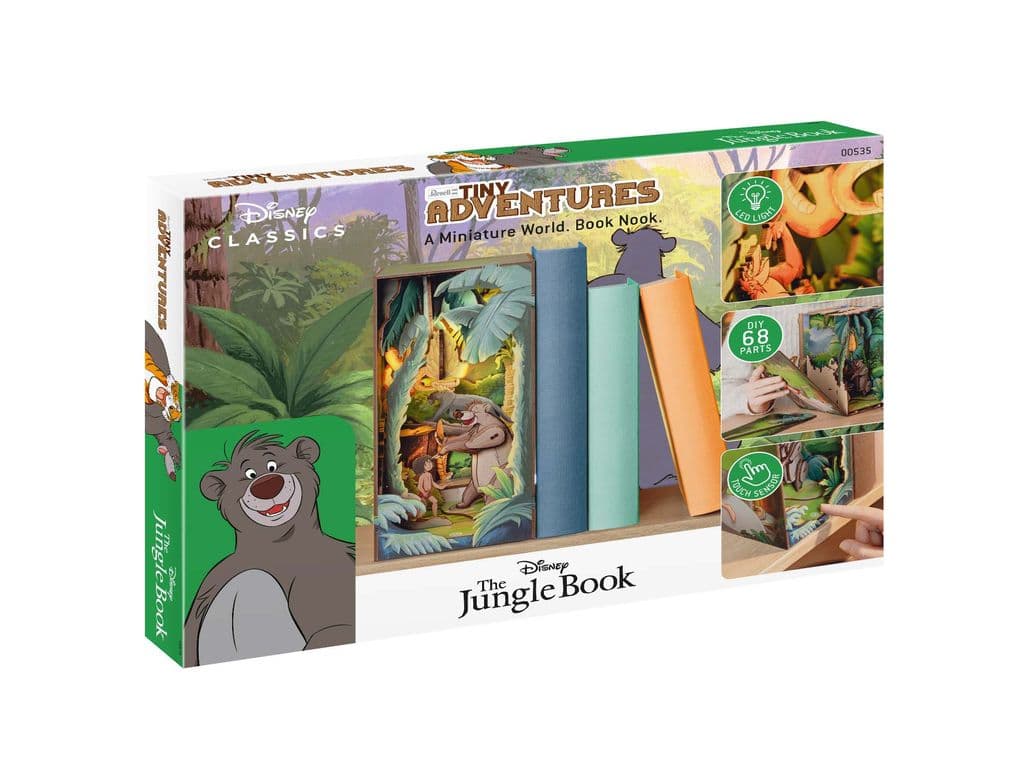 Tiny Adventures - Disney Das Dschungelbuch, Handgefertigte Miniaturwelten zum Zusammenbauen