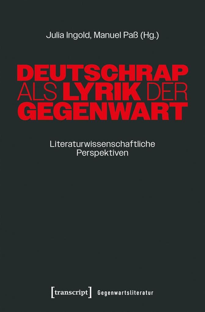 Deutschrap als Lyrik der Gegenwart